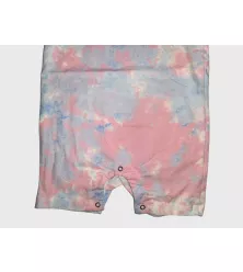 Baby Romper Short Sleeve, Pink Blue Colour- Fashion Floral Print