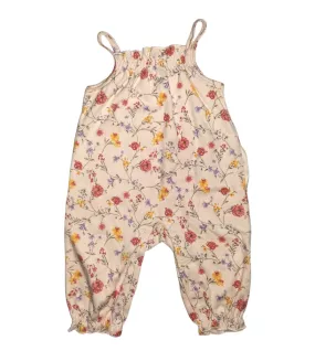 Baby Romper Sleeveless, Peach Colour, Fashion Flower Print Baby Romper Sleeveless, Peach Colour, Fashion Flower Print