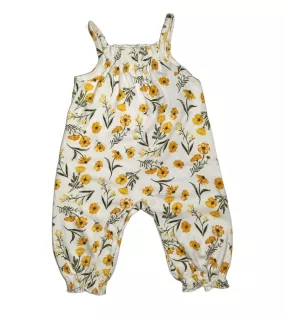 Baby Romper Sleeveless, White Colour, Fashion Flower Print Baby Romper Sleeveless, White Colour, Fashion Flower Print