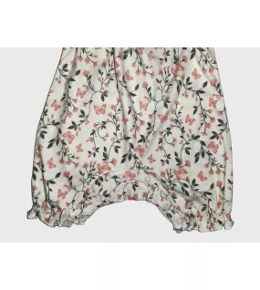 Baby Romper Sleeveless, Floral White Colour, Fashion Flower Print Baby Romper Sleeveless, Floral White Colour, Fashion Flower Print