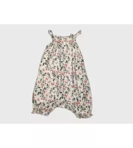 Baby Romper Sleeveless, Floral White Colour, Fashion Flower Print