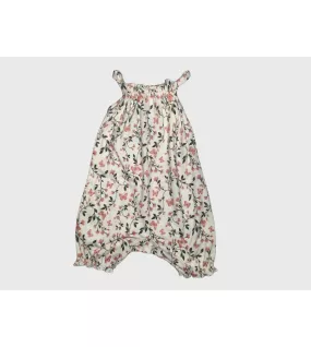 Baby Romper Sleeveless, Floral White Colour, Fashion Flower Print Baby Romper Sleeveless, Floral White Colour, Fashion Flower Print