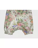 Baby Romper Sleeveless, Honeydew Colour, Fashion Flower Print