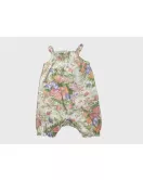 Baby Romper Sleeveless, Honeydew Colour, Fashion Flower Print