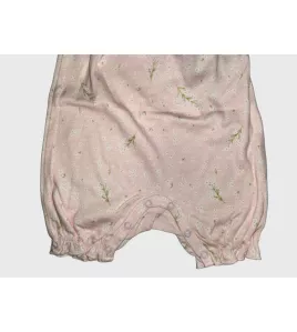 Baby Romper Sleeveless, Light Pink Colour, Fashion Flower Print
