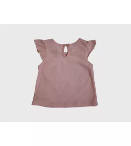 Baby Ruffle Short Sleeve and Pant Set , Pink , Fashion Disney Print