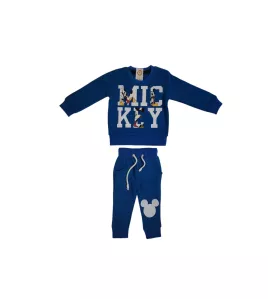 Sweater Suit- Blue, Fashion Mickey Mouse Print