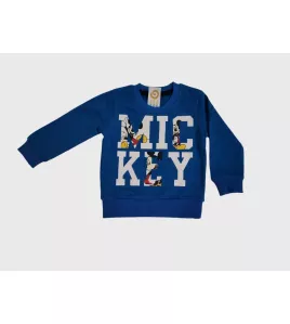 Sweater Suit- Blue, Fashion Mickey Mouse Print