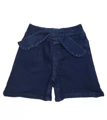 Short Pants - Stretch Denim, Dark Blue 