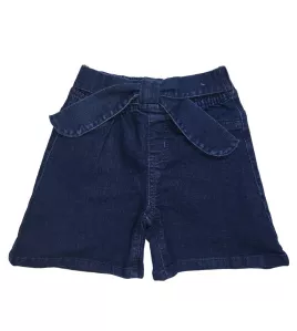 Short Pants - Stretch Denim, Dark Blue  Short Pants - Stretch Denim, Dark Blue