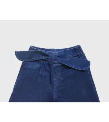 Short Pants - Stretch Denim, Dark Blue 