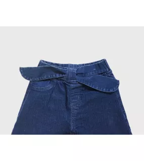 Short Pants - Stretch Denim, Dark Blue  Short Pants - Stretch Denim, Dark Blue