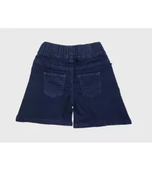 Short Pants - Stretch Denim, Dark Blue 