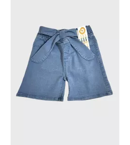 Short Pants - Stretch Denim, Light Blue  Short Pants - Stretch Denim, Light Blue
