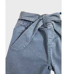 Short Pants - Stretch Denim, Light Blue  Short Pants - Stretch Denim, Light Blue