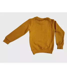 Sweater Long Sleeve- Yellow, Fashion Barbie Print