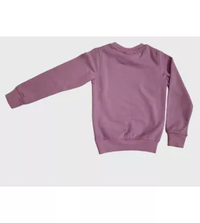 Sweater Long Sleeve- Lavender Rose, Fashion Barbie Print