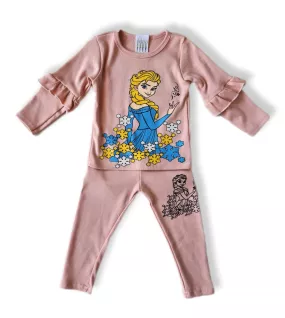 Long Sleeve Pyjama Set - Frozen