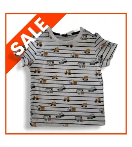 Round Neck T-Shirt With Print-Truck