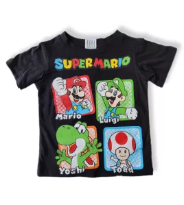 Round Neck T-Shirt With Print-Super Mario