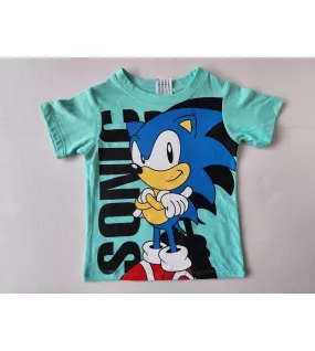 Round Neck T-Shirt With Print-Sonic