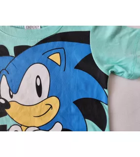 Round Neck T-Shirt With Print-Sonic