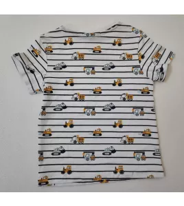 Round Neck T-Shirt With Print-Truck