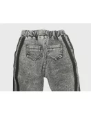 Jeans - Stretch Denim, Elasticated Waist, Black Closet, Jogger